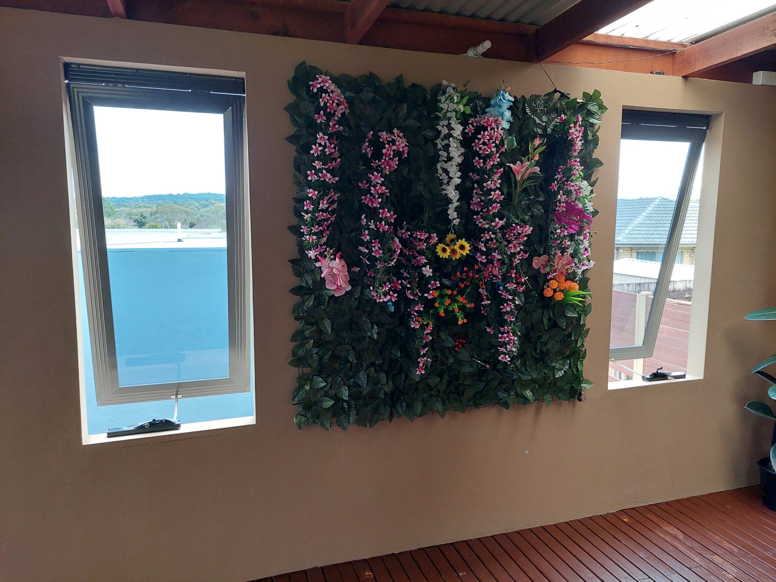 Modern Outdoor Space with Dual Awnings