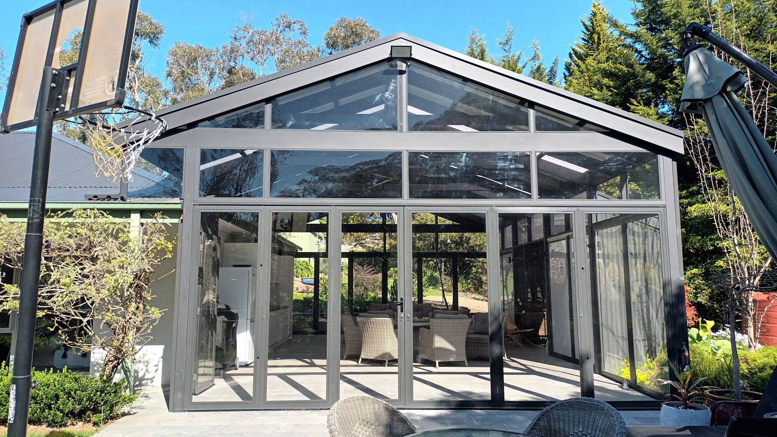 Custom Outdoor Room for All-Year Summer Living