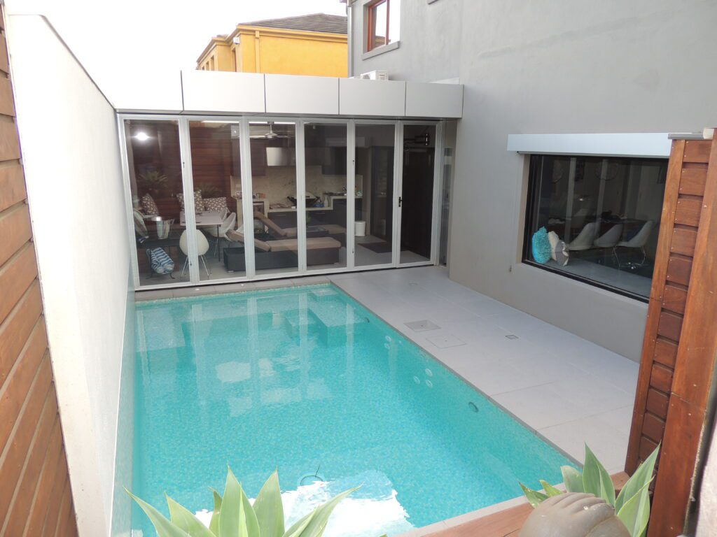 PVC Screens on Alfresco with Roof Paneling