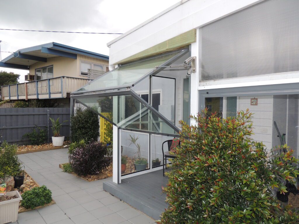 OptiScreen Acrylic Panel Installation in Patio