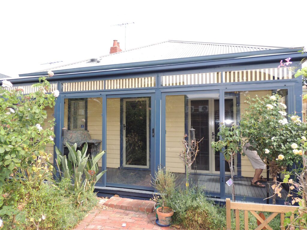 OptiScreen Sunroom Enclosure with Tinted Panels