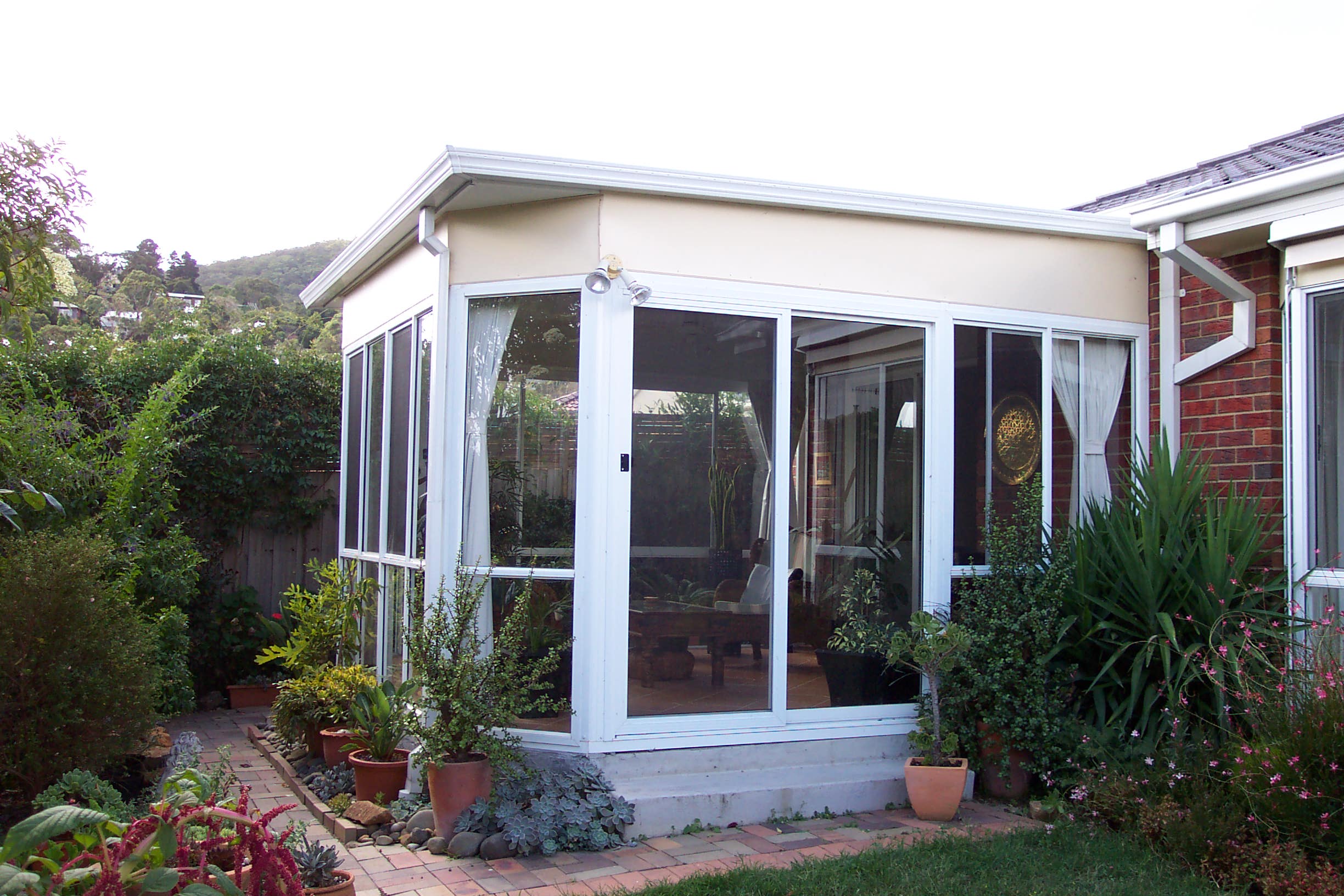 Completed Outdoor Room Fit-Out with Framed Screens