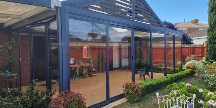 PVC Screens Installed in Alfresco Setting